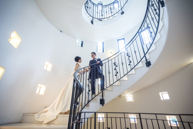 らせん階段のあるチャペル