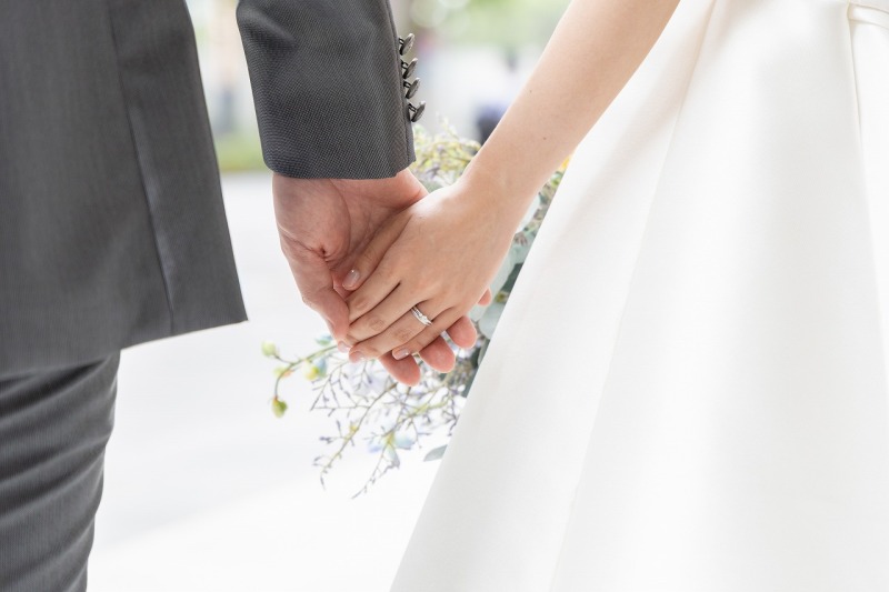 手つなぎショット