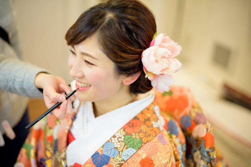 メイクシーンからしっかり撮影！