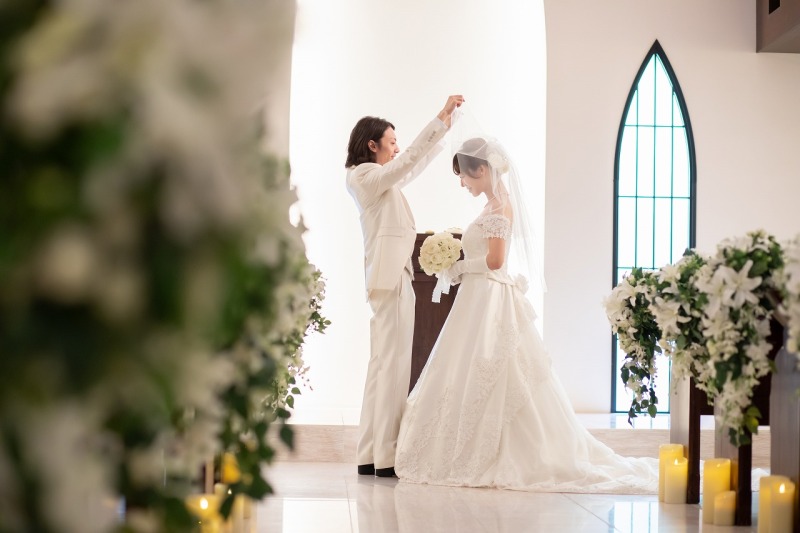 ベールアップシーン