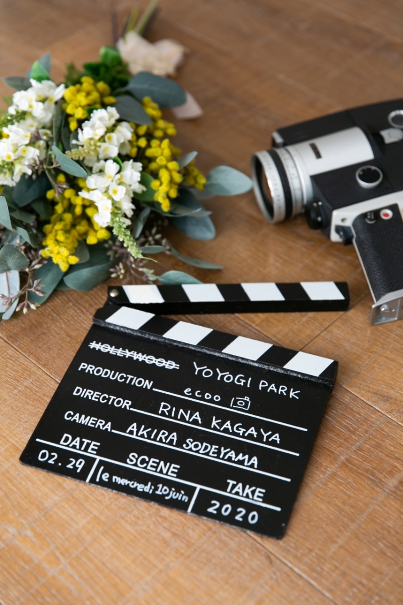 カチンコと8㎜フィルム！