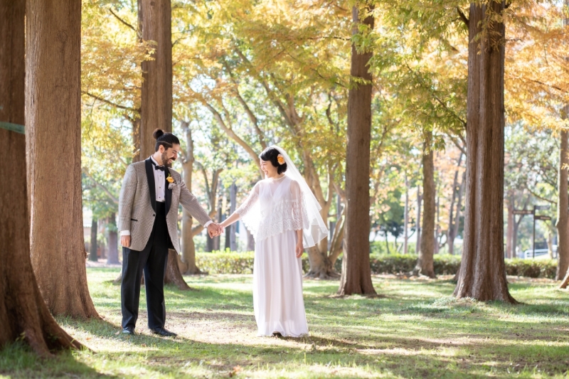 洋装と和装、両方ロケーションで撮影!