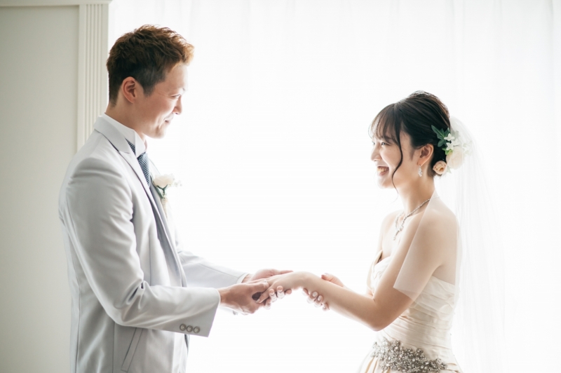 指輪交換シーン