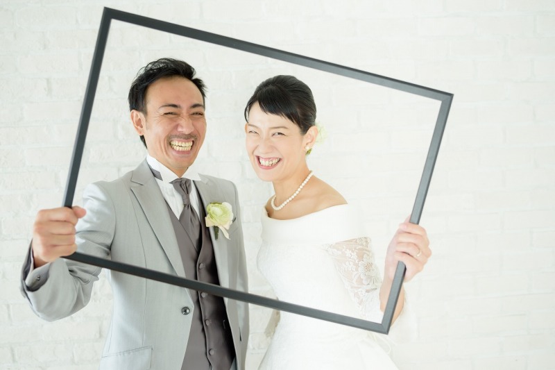 額縁とアルファベットオブジェを小物として使用！