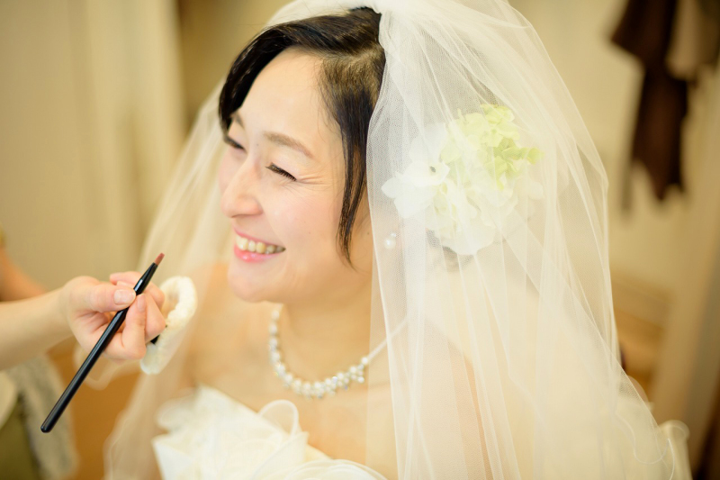 メイクシーンからしっかり撮影！