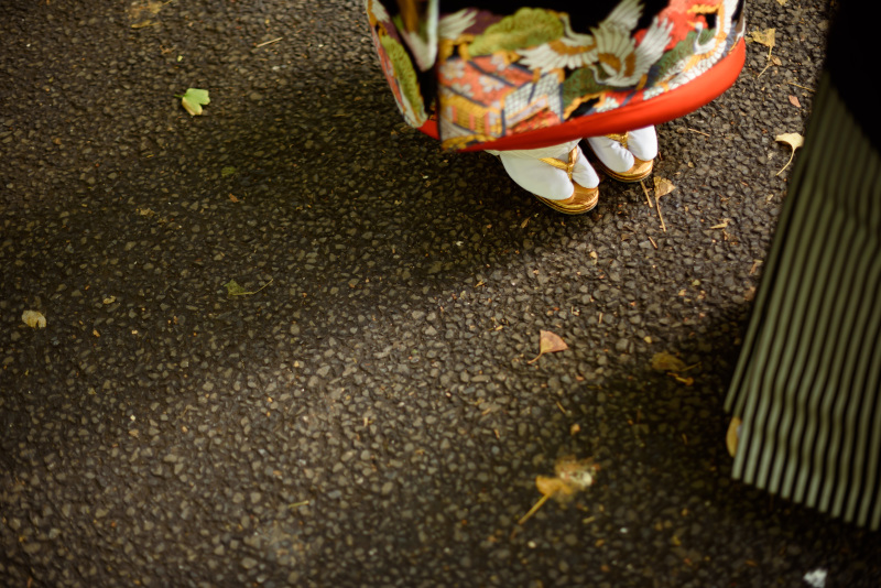 天気が良く、急遽、外での撮影をしていただけたのも嬉しいサプライズでした！