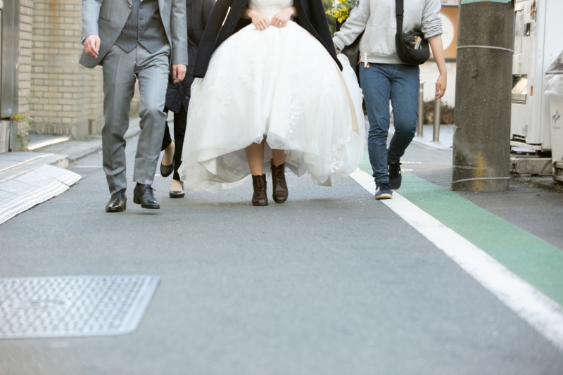 お天気も良かったので洋装でもお外撮影