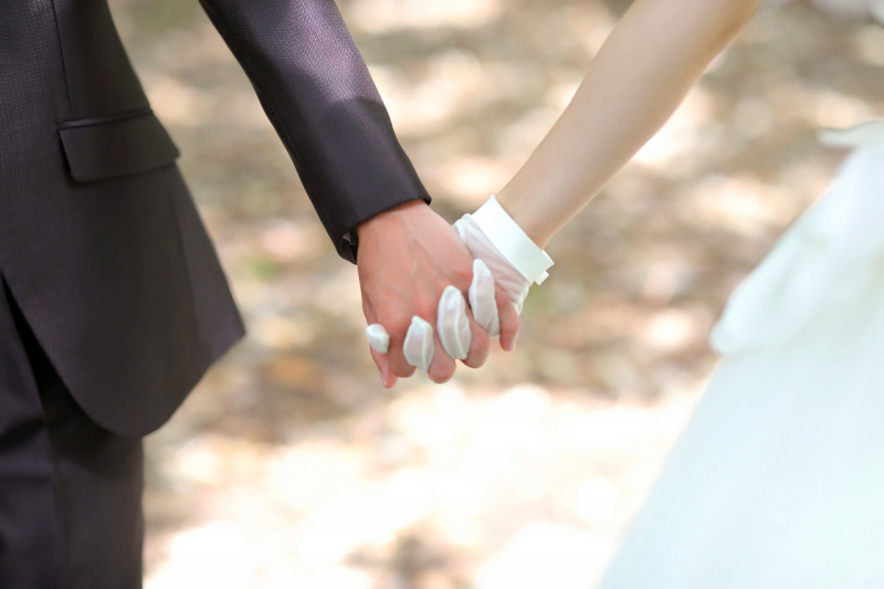 つないだ手元もしっかり撮影