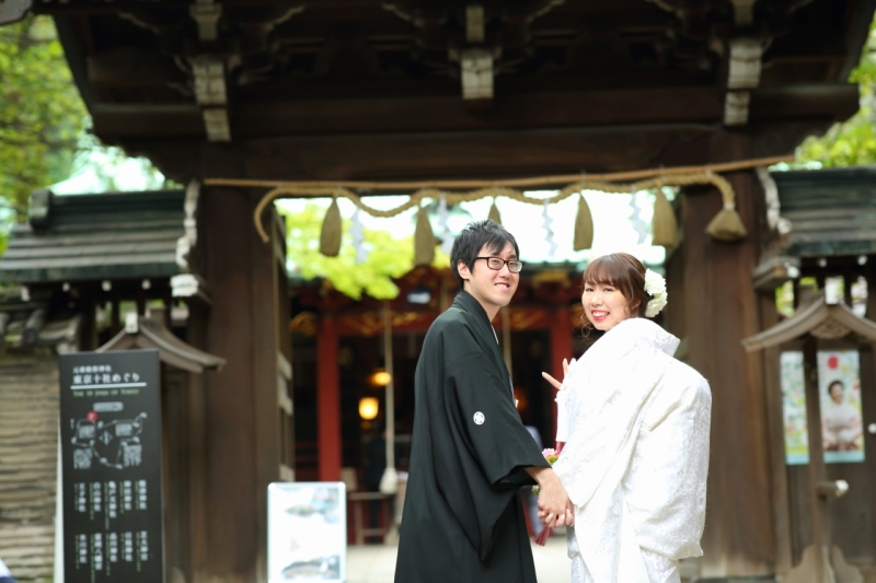 氷川神社の挙式撮影！