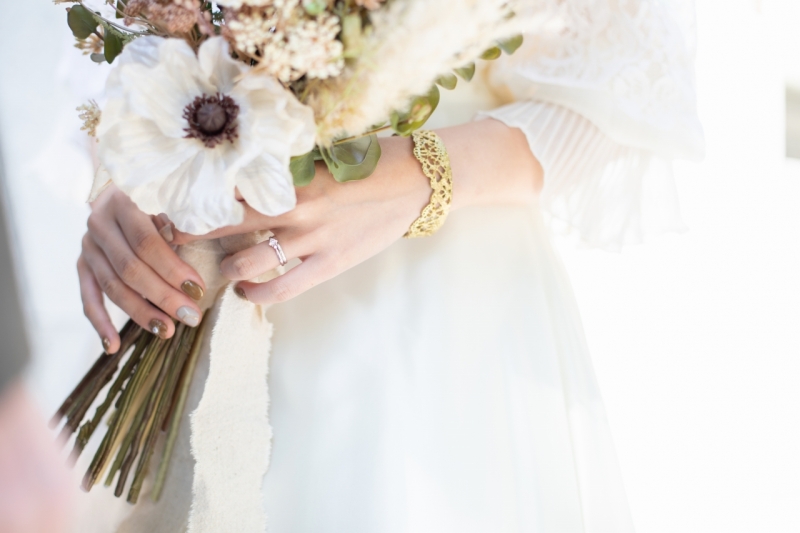 アネモネのかわいいブーケ