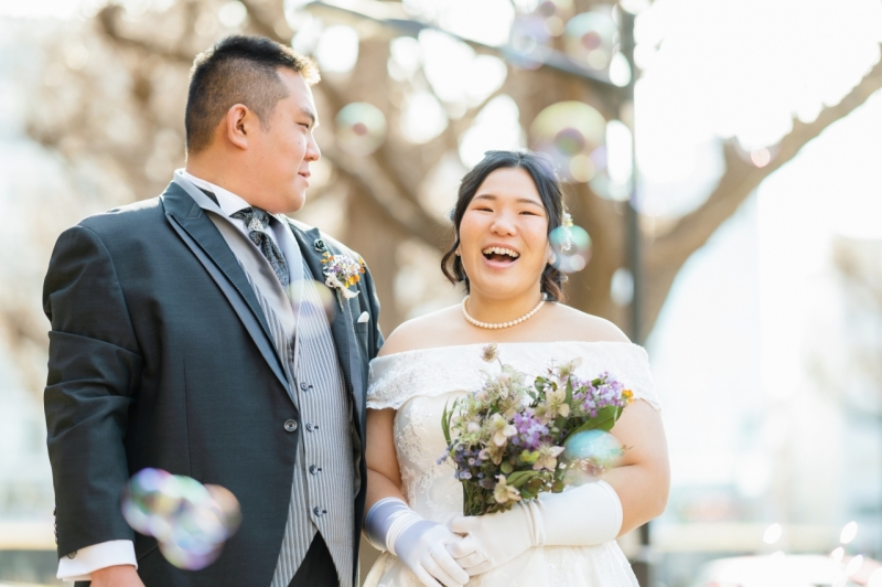 お式の後はロケーション撮影