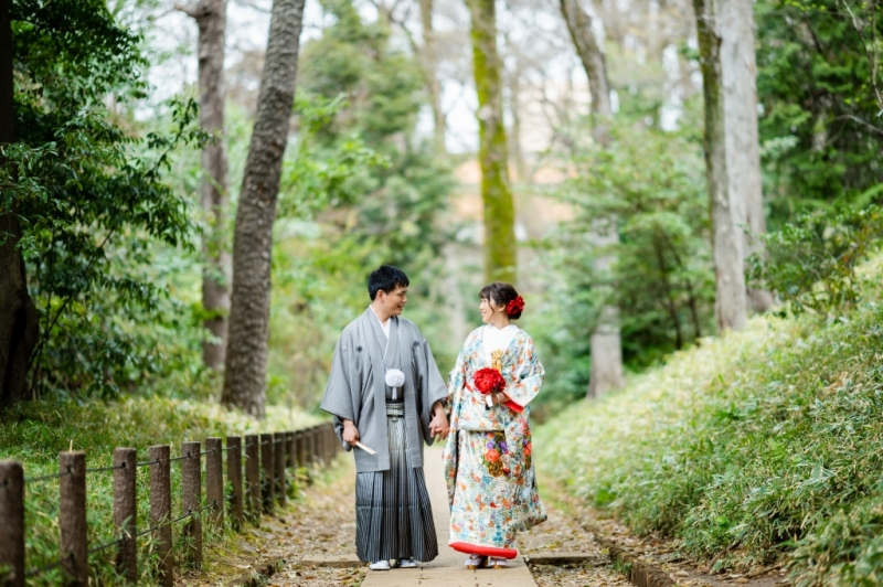 式は挙げられていませんが、写真の中で叶えられたように感じています。