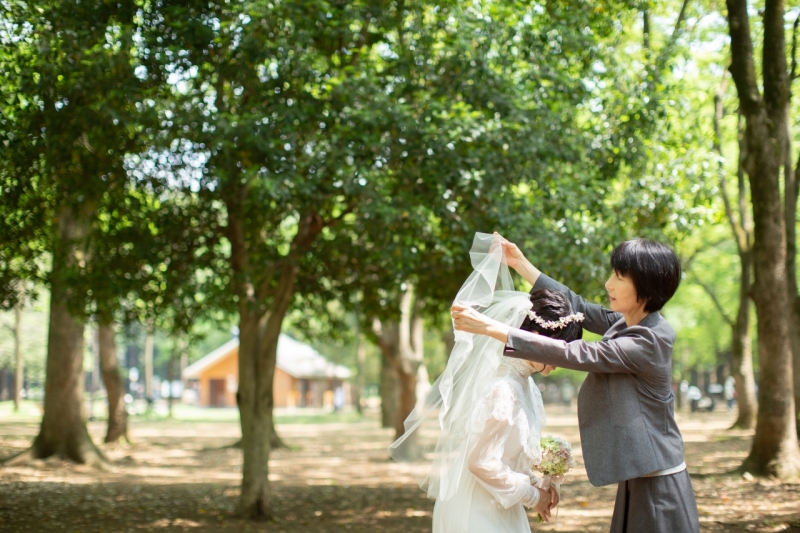 ベールダウンのシーンも