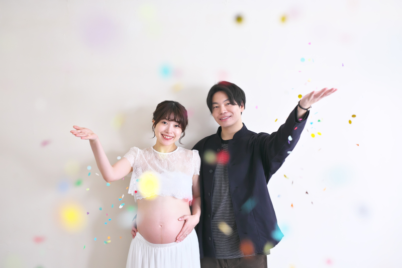 紙吹雪を使ってお祝いムードに★