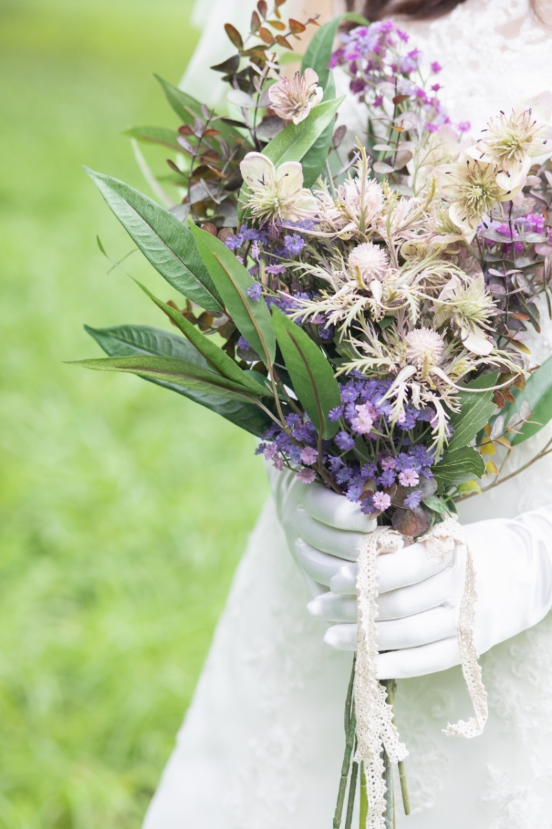 新作のブーケがとってもお似合い