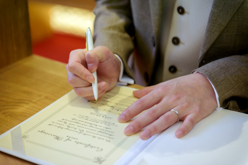 署名書もご用意しています