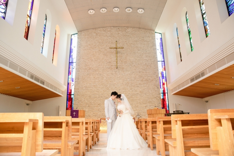 洋装はチャペルで