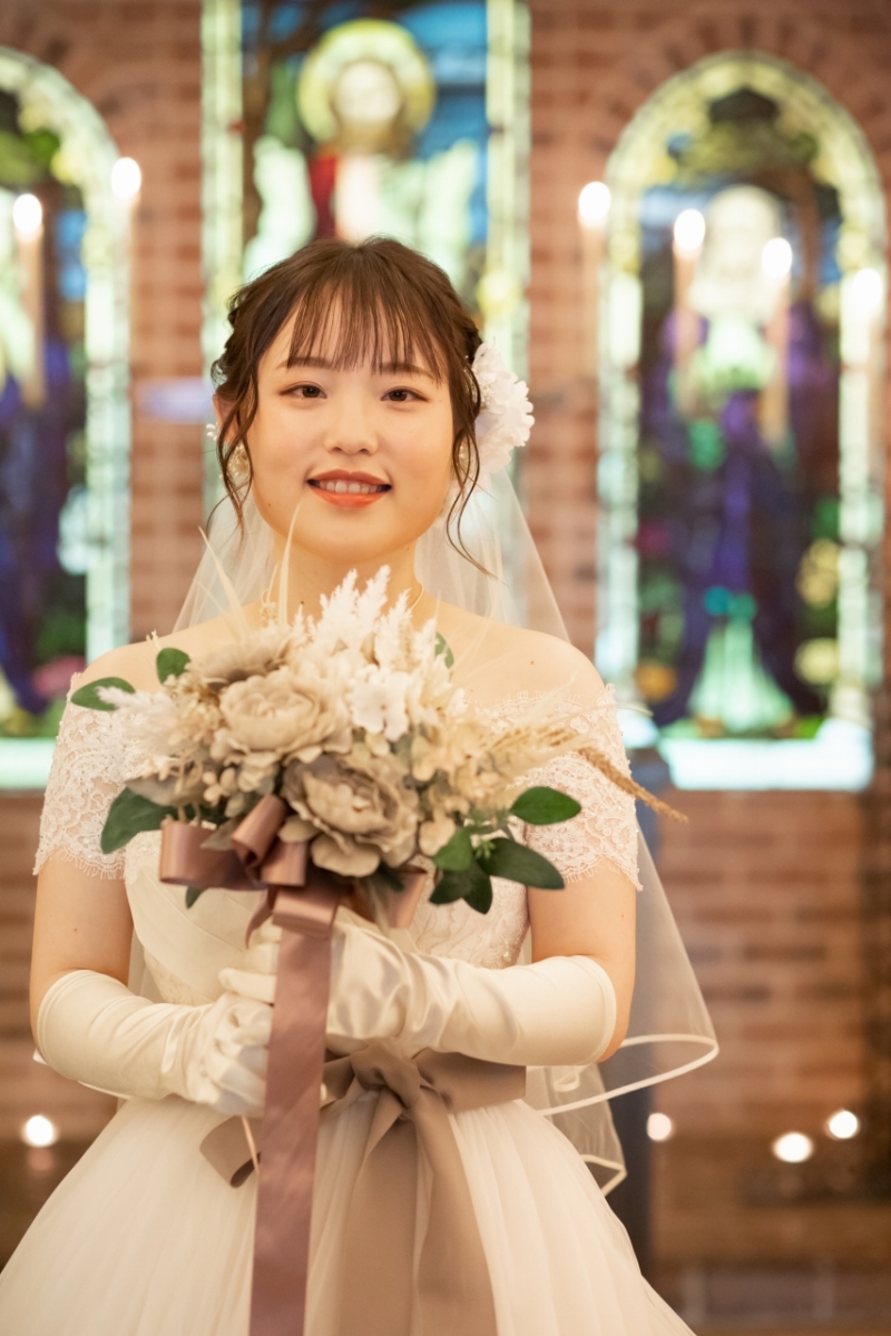ブーケもドレスも花嫁様にぴったり