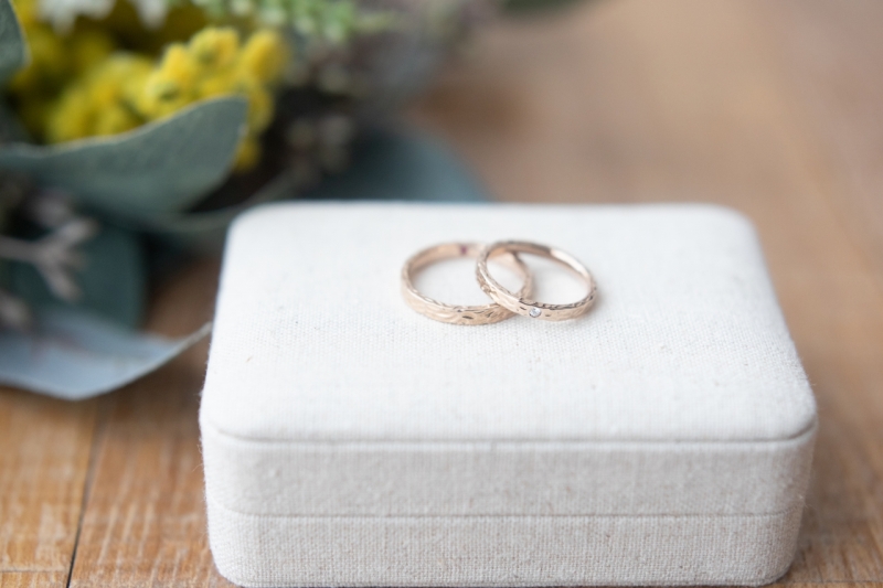 指輪の物撮りも忘れずに