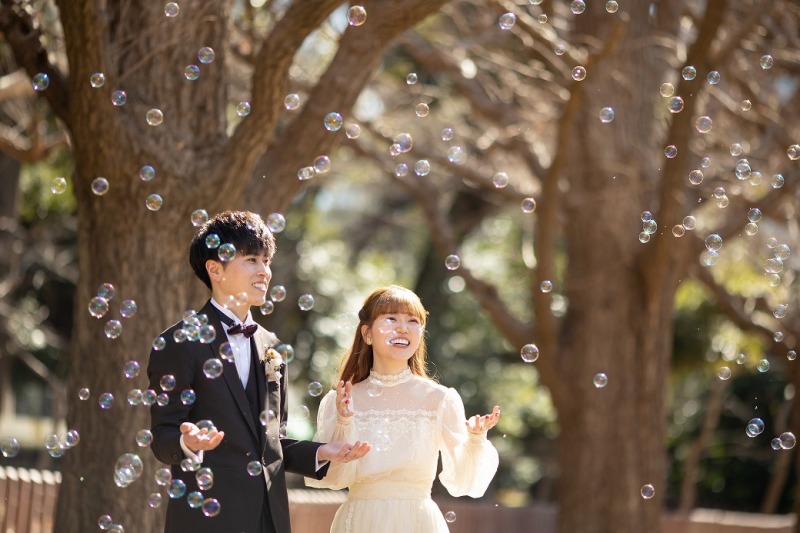 晴れていたのでお外でも