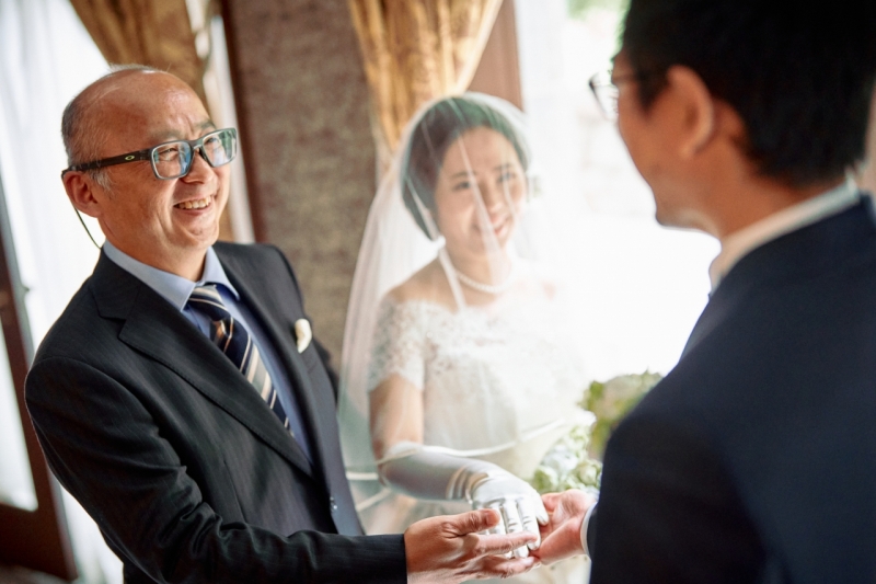 お引渡しシーン