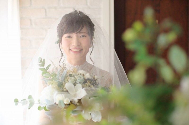 ecooのブーケがお似合いでした！