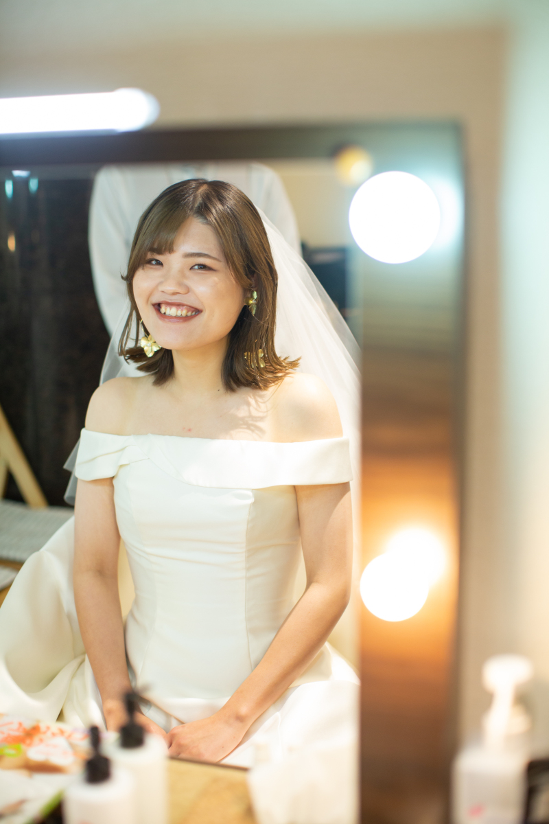 ヘアメイクシーンから撮影のはじまり！