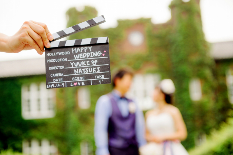 最後はカチンコで!