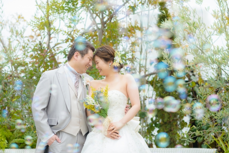 シャボン玉きらきら