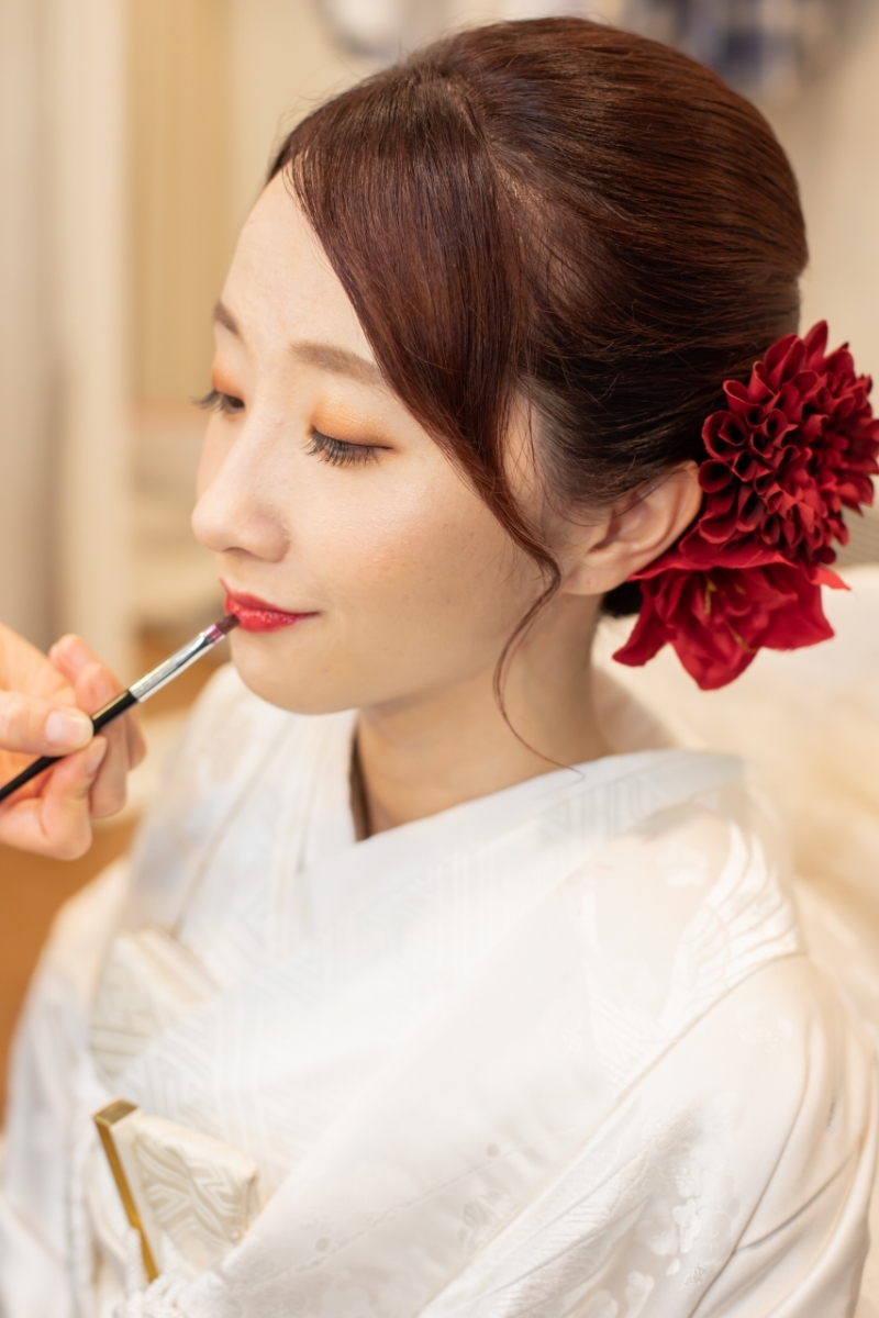 和装にチェンジ