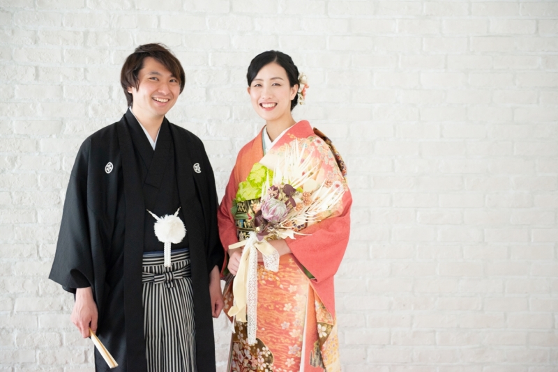 スタジオに移動して和装撮影！