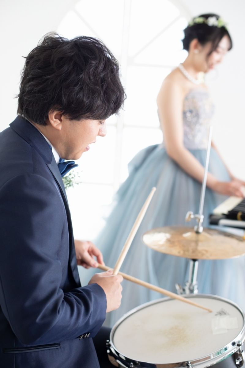 カラードレスにチェンジ!