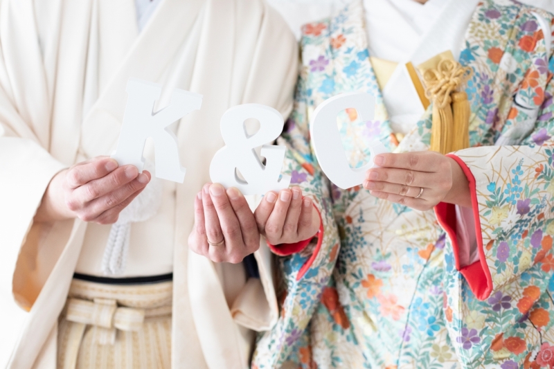 色打掛にお着替え