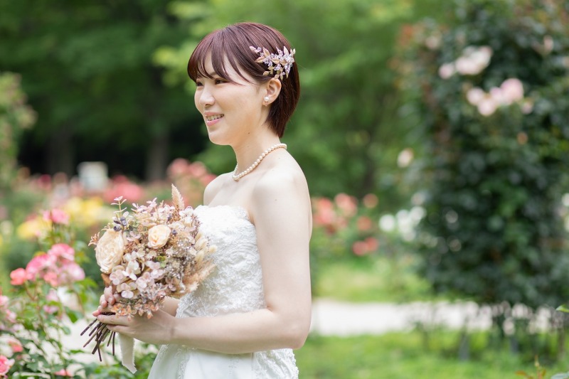 ブーケとヘッドパーツもチェンジ!