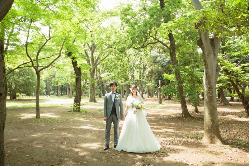 新緑あふれる季節のロケーションフォト