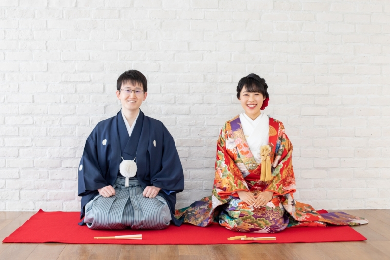 定番のお座りカットも