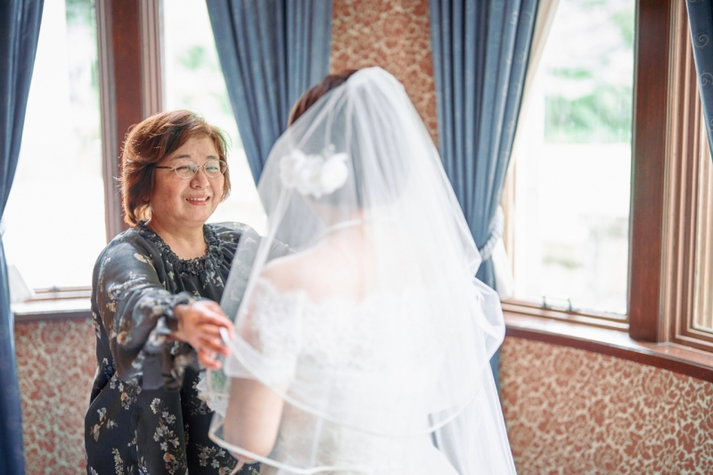 お母様とベールダウン