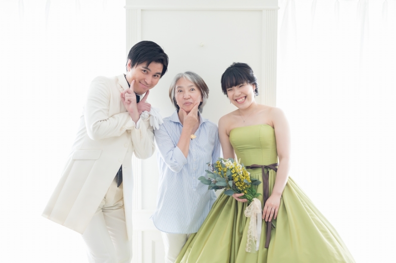 お母様ともパチリ!