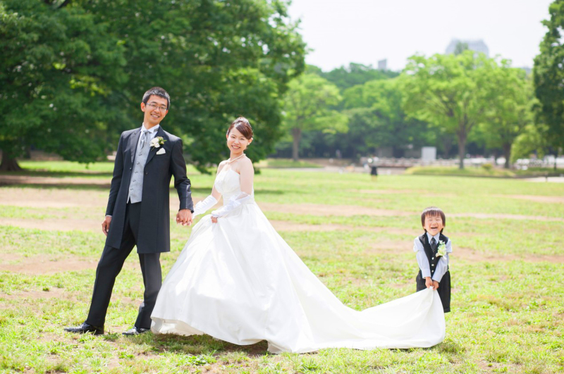 ベールボーイもしっかり務めてます！！