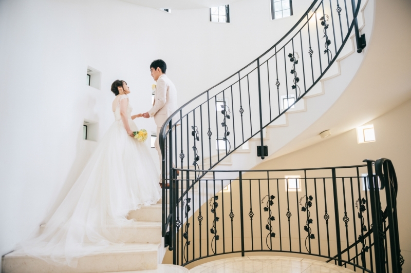 らせん階段も素敵