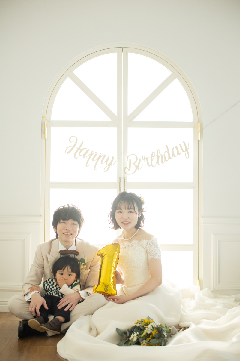 1歳のお誕生日も一緒にお祝い!
