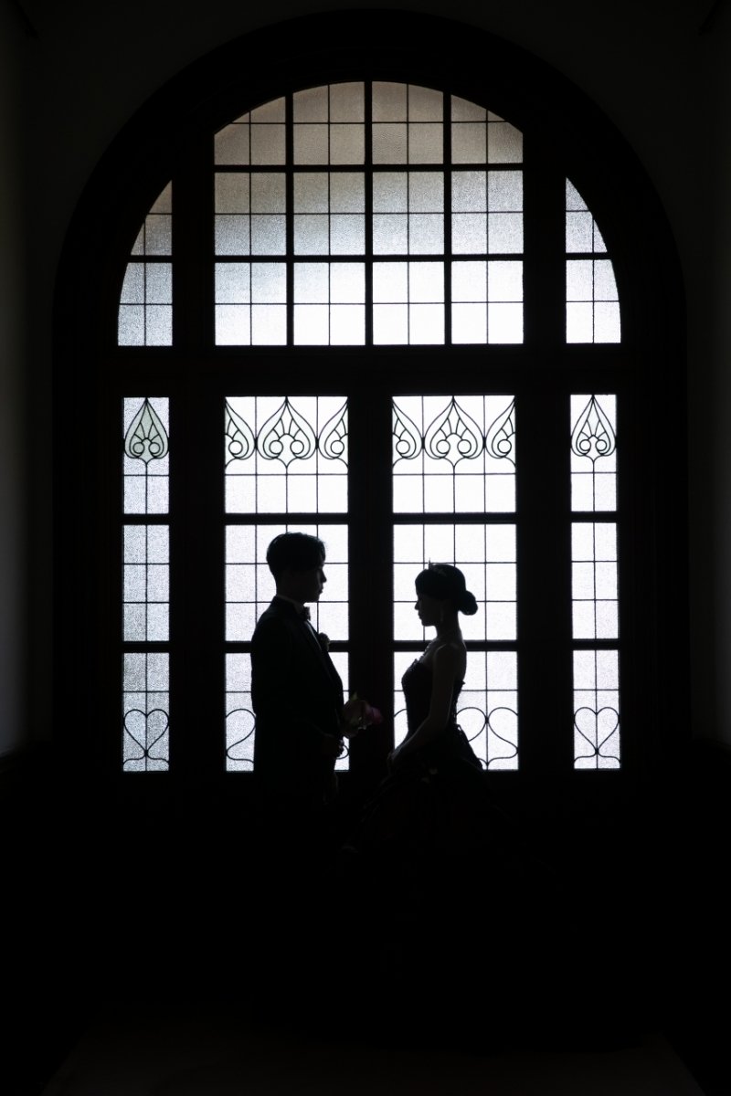 シルエット撮影も