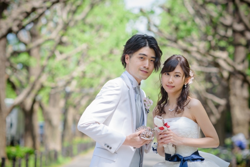 晴れていたのでお外でも撮影！