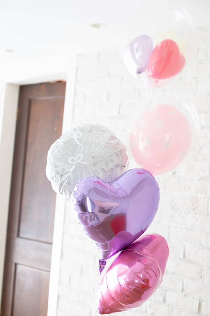 大きなバルーンをお持ち込み