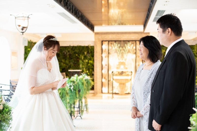 サプライズでお手紙も