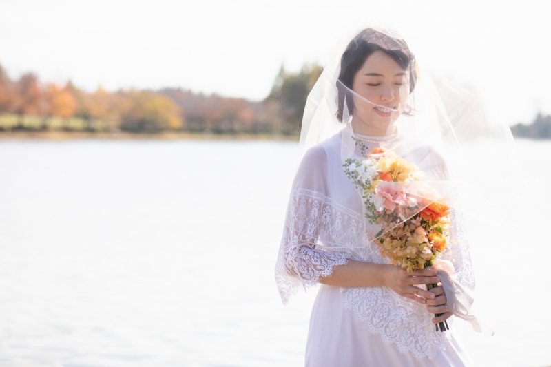 水辺のキラキラと