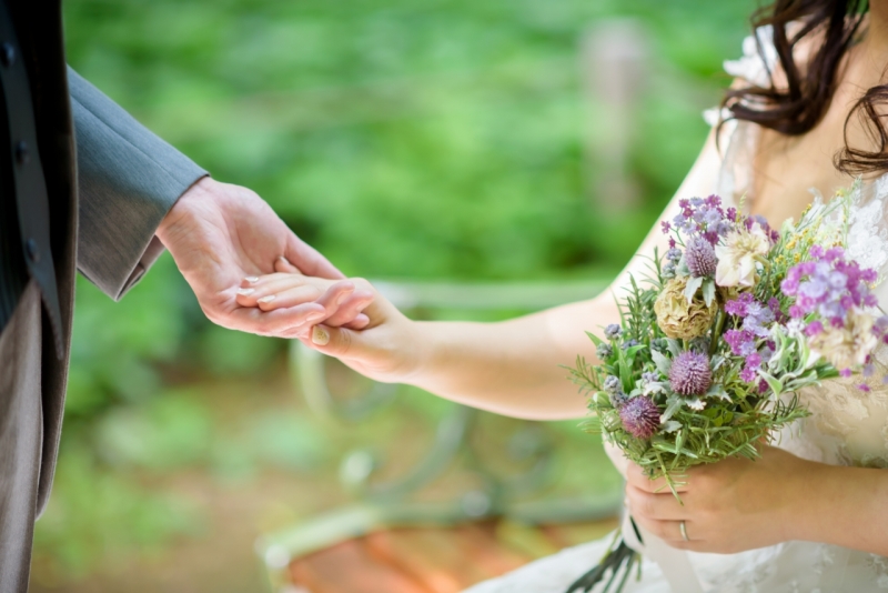 洋装でもお外で撮影へ！