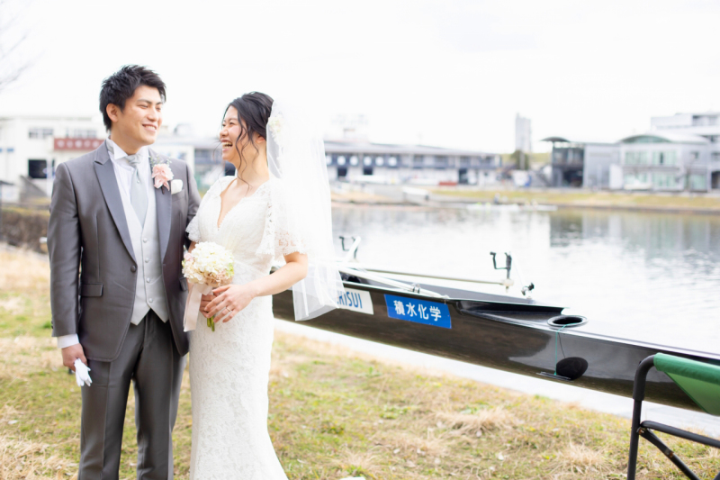 思い出の場所で前撮り！