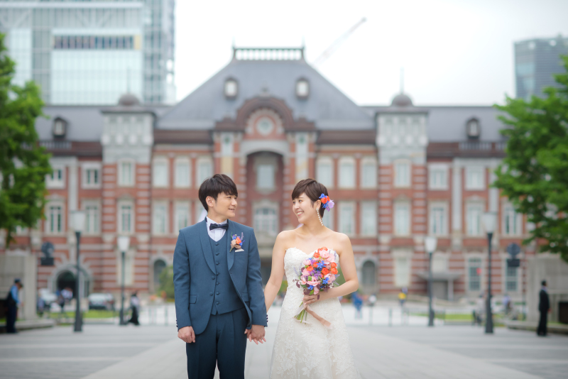 東京のシンボル★東京駅前でもぱちり！