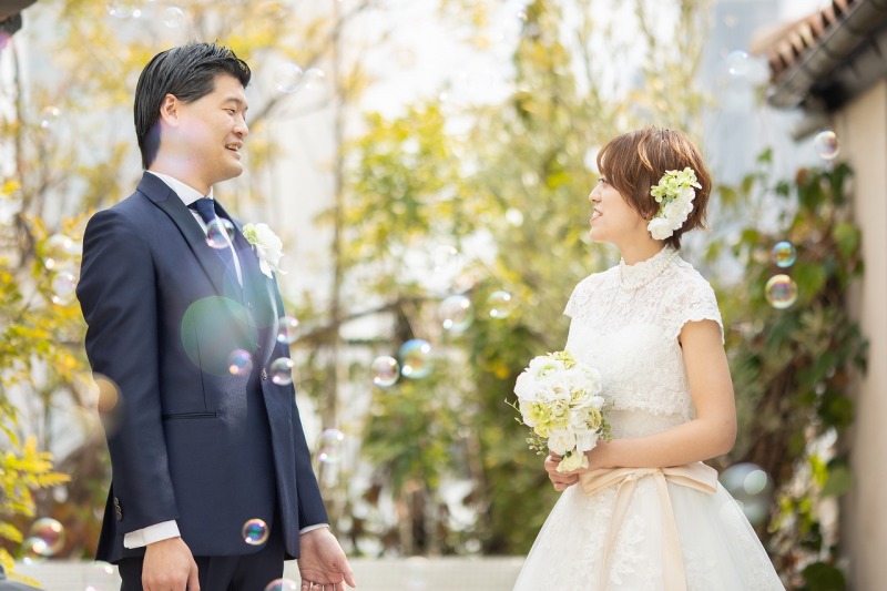 シャボン玉キラキラ